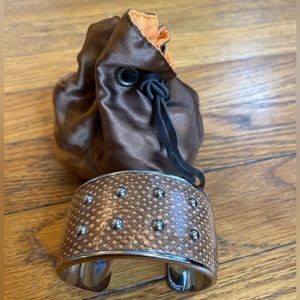 Tod's Brown and Silver Bracelet